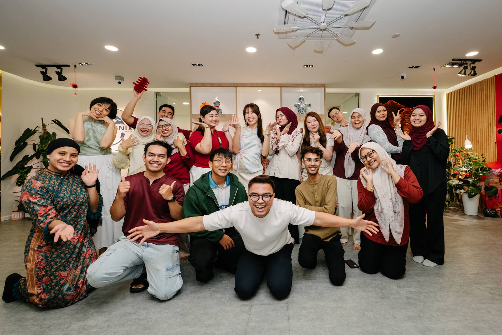 Life at AZEO: participants at a training session in Malaysia